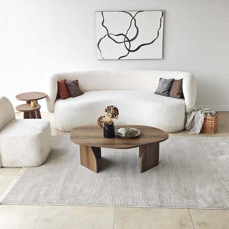 Berriaren Sohvapöytä 100 cm - Pähkinä - Huonekalut - Pöytä & ruokailuryhmä - Sohvapöytä