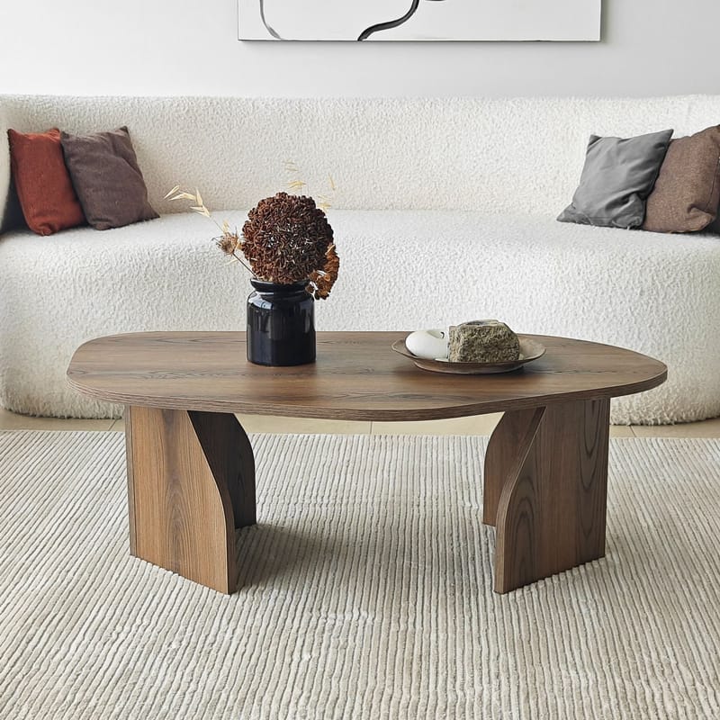 Berriaren Sohvapöytä 100 cm - Pähkinä - Huonekalut - Pöytä & ruokailuryhmä - Sohvapöytä