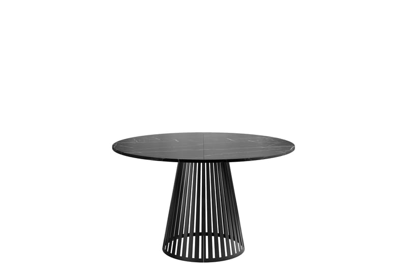 Beylen Ruokapöytä 120 cm, pyöreä, Musta