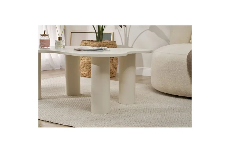Bloomis Sohvapöytä 110 cm - Kerma - Huonekalut - Pöytä & ruokailuryhmä - Sohvapöytä