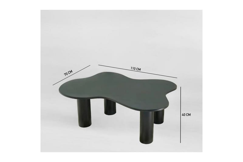 Bloomis Sohvapöytä 110 cm - Musta - Huonekalut - Pöytä & ruokailuryhmä - Sohvapöytä