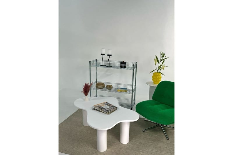 Bloomis Sohvapöytä 110 cm - Valkoinen - Huonekalut - Pöytä & ruokailuryhmä - Sohvapöytä