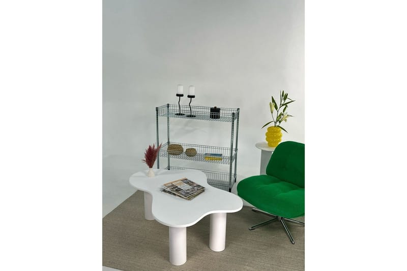 Bloomis Sohvapöytä 110 cm - Valkoinen - Huonekalut - Pöytä & ruokailuryhmä - Sohvapöytä