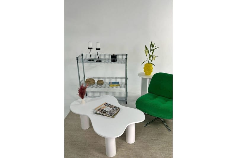 Bloomis Sohvapöytä 110 cm - Valkoinen - Huonekalut - Pöytä & ruokailuryhmä - Sohvapöytä