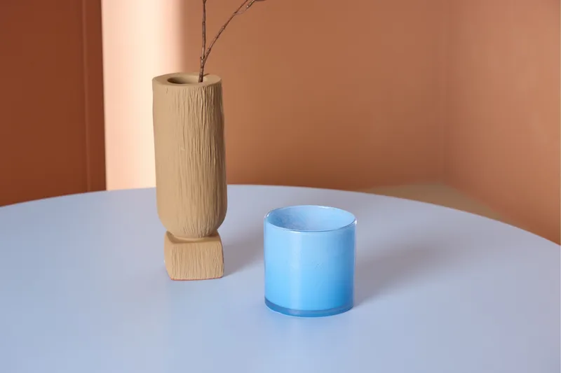 Bootcut Ruokapöytä 110 cm Pyöreä - Sininen - Huonekalut - Pöytä & ruokailuryhmä - Ruokapöydät & keittiön pöydät