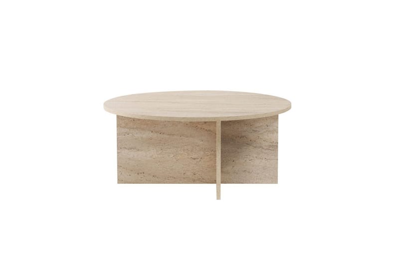Boro Sohvapöytä 90 cm - Beige - Huonekalut - Pöytä & ruokailuryhmä - Sohvapöytä