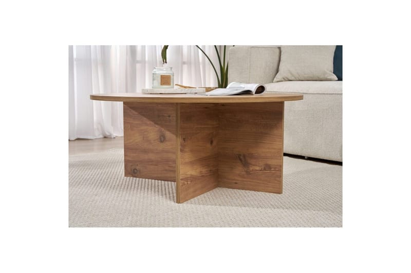 Boro Sohvapöytä 90 cm - Luonnonväri - Huonekalut - Pöytä & ruokailuryhmä - Sohvapöytä