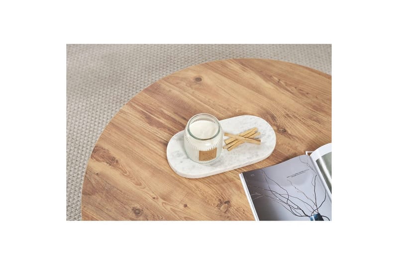 Boro Sohvapöytä 90 cm - Luonnonväri - Huonekalut - Pöytä & ruokailuryhmä - Sohvapöytä