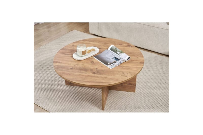 Boro Sohvapöytä 90 cm - Luonnonväri - Huonekalut - Pöytä & ruokailuryhmä - Sohvapöytä