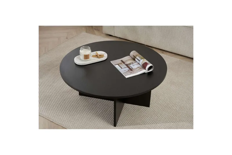 Boro Sohvapöytä 90 cm - Musta - Huonekalut - Pöytä & ruokailuryhmä - Sohvapöytä