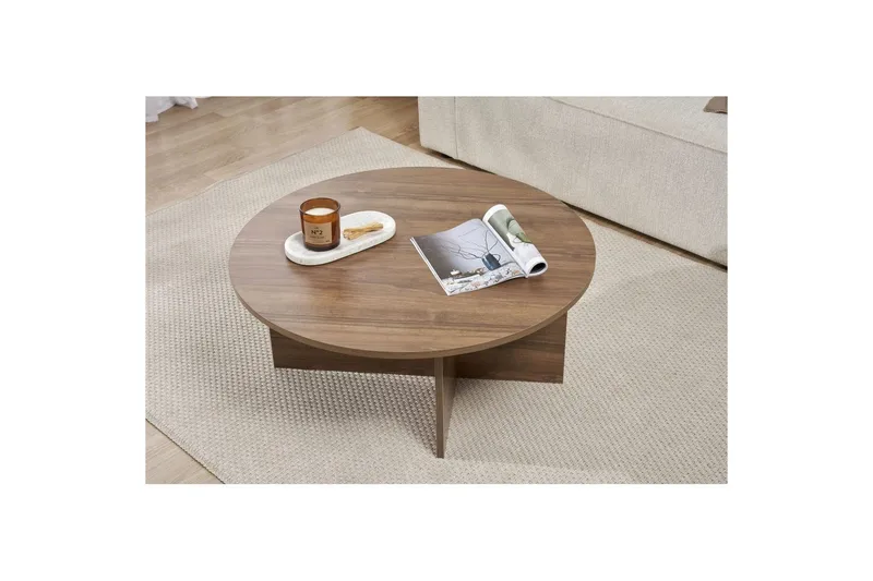 Boro Sohvapöytä 90 cm - Ruskea - Huonekalut - Pöytä & ruokailuryhmä - Sohvapöytä