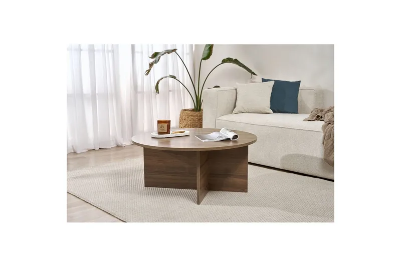 Boro Sohvapöytä 90 cm - Ruskea - Huonekalut - Pöytä & ruokailuryhmä - Sohvapöytä