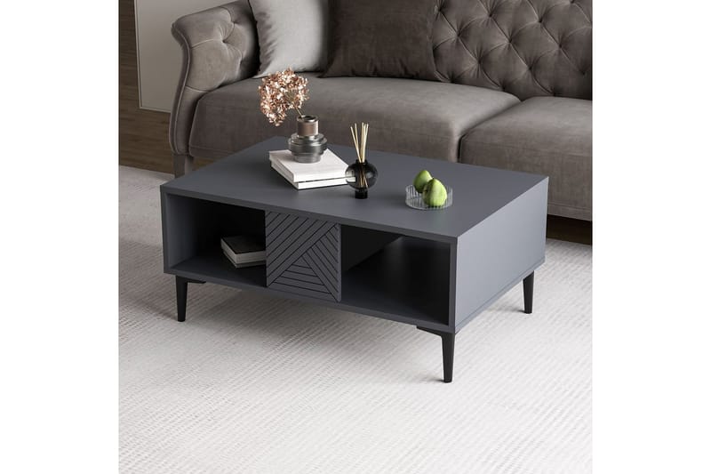 Botswana Sohvapöytä 90 cm - Antrasiitti - Huonekalut - Pöytä & ruokailuryhmä - Sohvapöytä