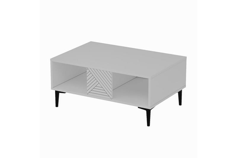 Botswana Sohvapöytä 90 cm - Valkoinen - Huonekalut - Pöytä & ruokailuryhmä - Sohvapöytä