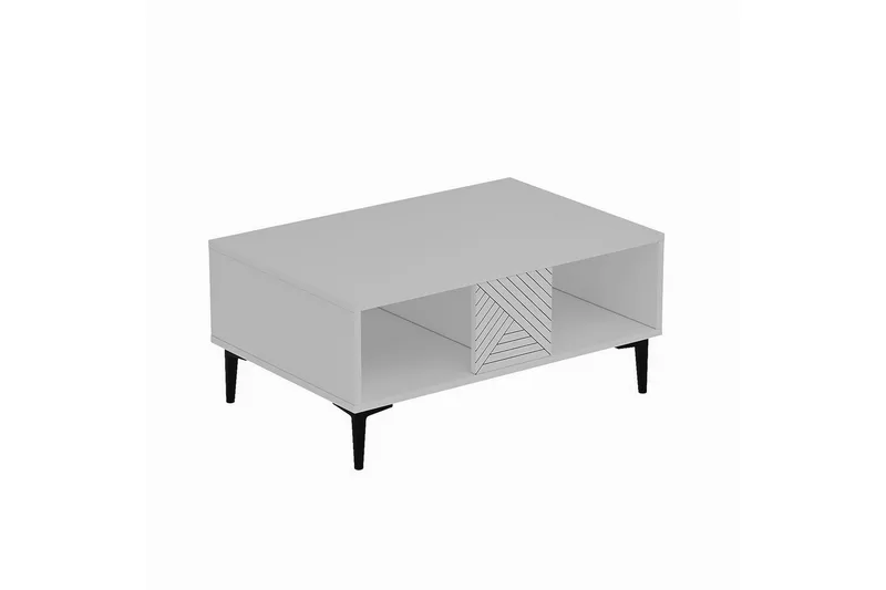 Botswana Sohvapöytä 90 cm, Valkoinen