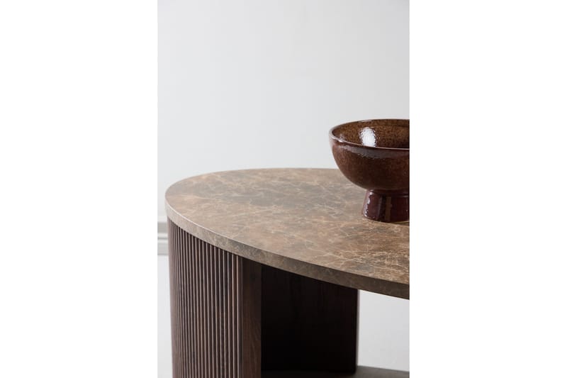 Bristol Sohvapöytä 60 cm - Mokkanahka - Huonekalut - Pöytä & ruokailuryhmä - Sohvapöytä