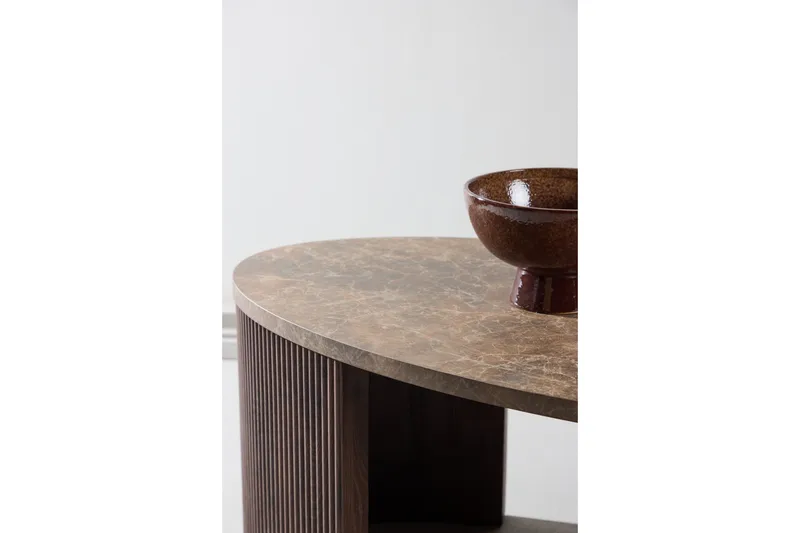 Bristol Sohvapöytä 60 cm - Mokkanahka - Huonekalut - Pöytä & ruokailuryhmä - Sohvapöytä