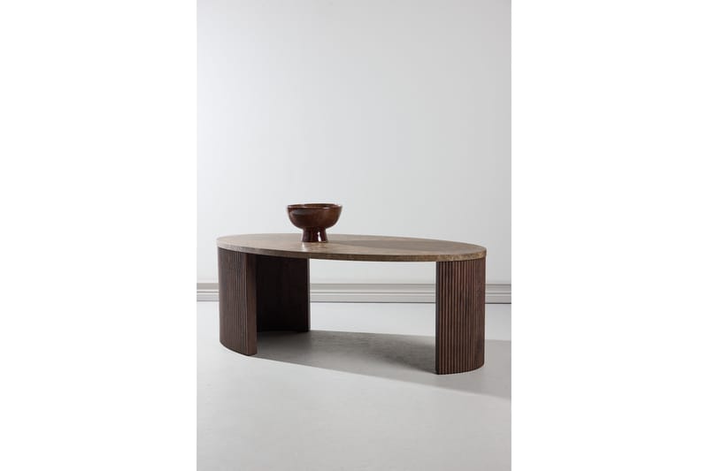 Bristol Sohvapöytä 60 cm - Mokkanahka - Huonekalut - Pöytä & ruokailuryhmä - Sohvapöytä