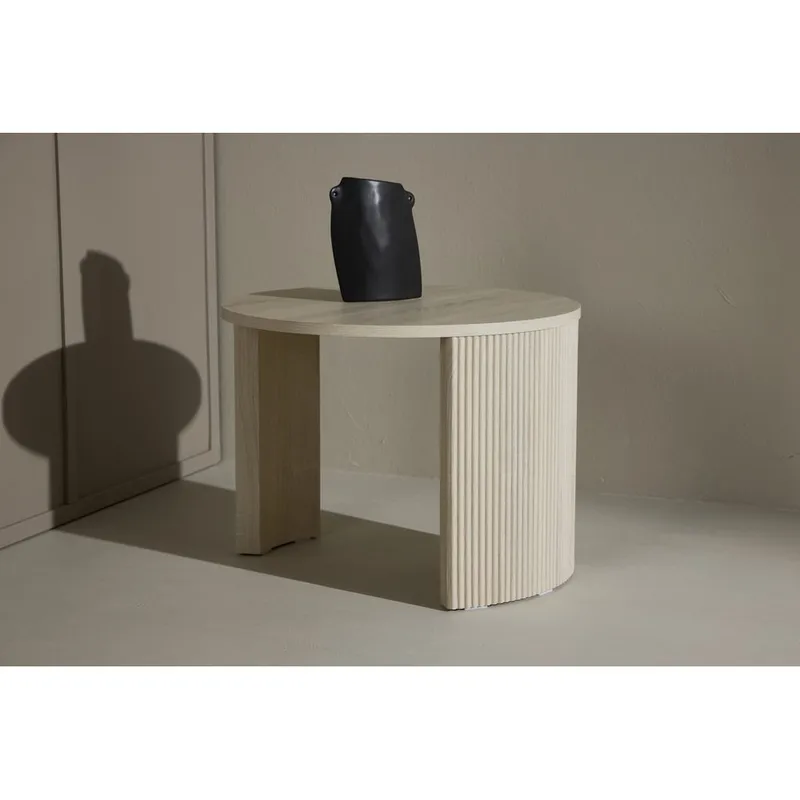 Bristol Sohvapöytä 60 cm - Whitewash - Huonekalut - Pöytä & ruokailuryhmä - Sohvapöytä