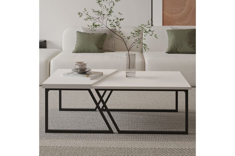 Bulskoll Sohvapöytä 120 cm - Valkoinen - Huonekalut - Pöytä & ruokailuryhmä - Apupöytä & sivupöytä - Sarjapöytä