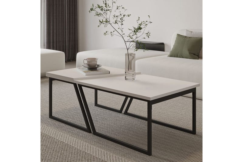 Bulskoll Sohvapöytä 120 cm - Valkoinen - Huonekalut - Pöytä & ruokailuryhmä - Sohvapöytä