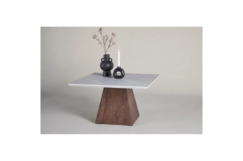 Cael Sohvapöytä 80X80 Cm - Vaalean Harmaa - Huonekalut - Pöytä & ruokailuryhmä - Sohvapöytä