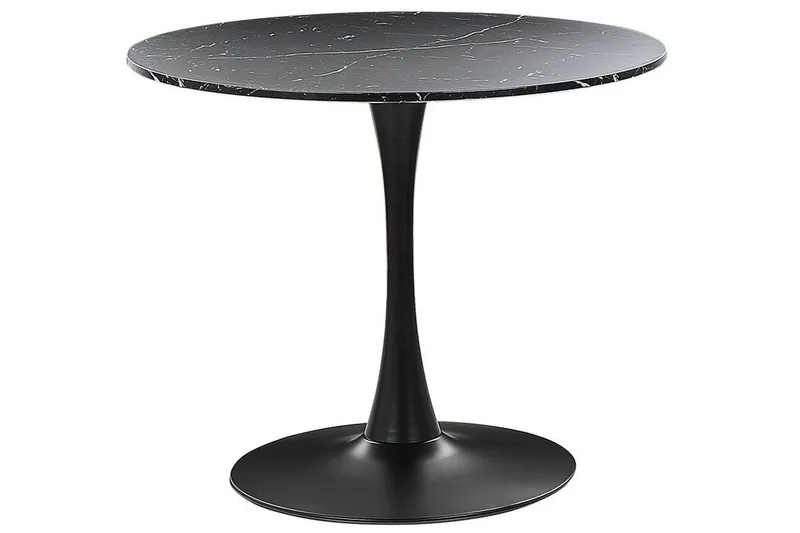 Calmar Ruokapöytä 90 cm Pyöreä, Musta