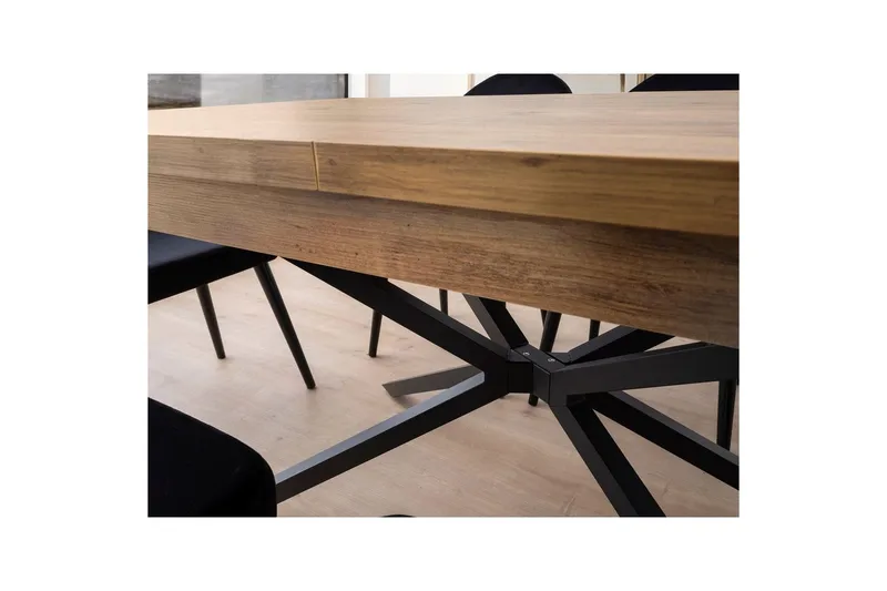 Cassel Ruokapöytä 160 cm Suorakulmainen - Ruskea - Huonekalut - Pöytä & ruokailuryhmä - Ruokapöydät & keittiön pöydät