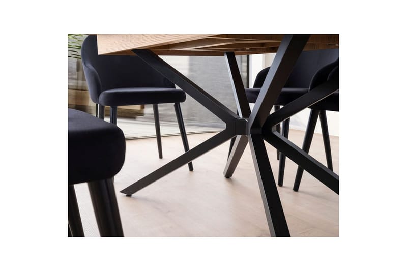 Cassel Ruokapöytä 160 cm Suorakulmainen - Ruskea - Huonekalut - Pöytä & ruokailuryhmä - Ruokapöydät & keittiön pöydät