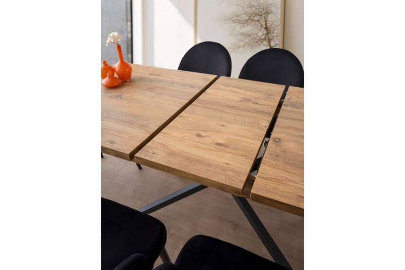 Cassel Ruokapöytä 160 cm Suorakulmainen - Ruskea - Huonekalut - Pöytä & ruokailuryhmä - Ruokapöydät & keittiön pöydät