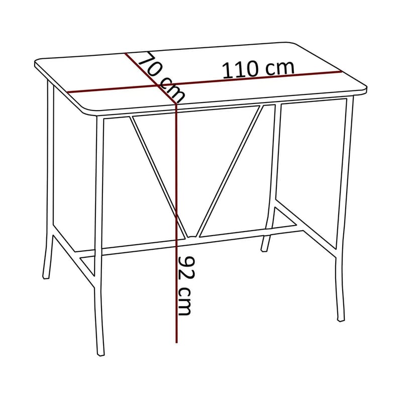Cenanwesh baaripöytä - Huonekalut - Pöytä & ruokailuryhmä - Baaripöytä