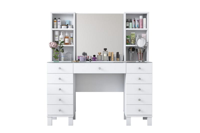 Ceylon Kampauspöytä 120 cm, Valkoinen