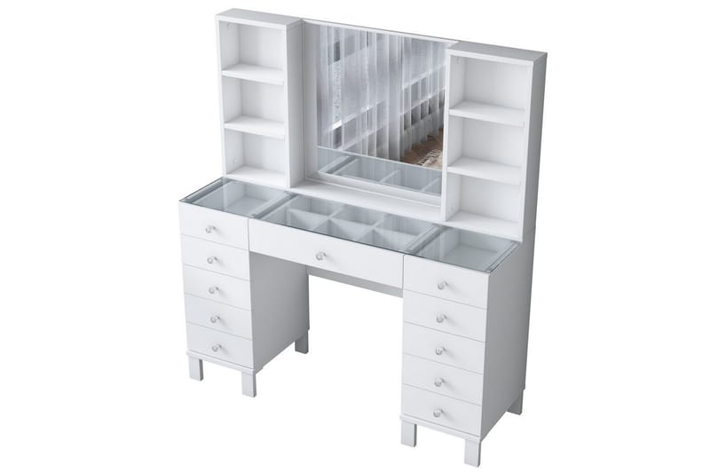 Ceylon Kampauspöytä 120 cm - Valkoinen - Huonekalut - Pöytä & ruokailuryhmä - Meikki- & kampauspöydät