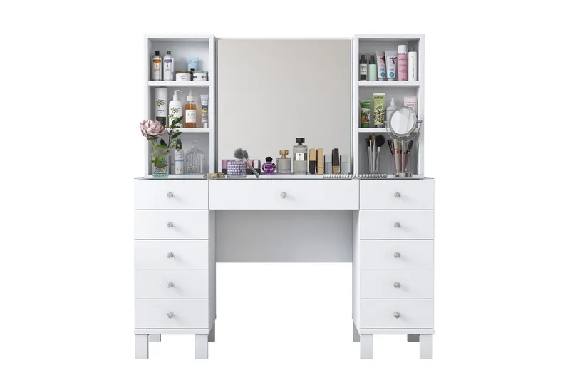 Ceylon Kampauspöytä 120 cm, Valkoinen