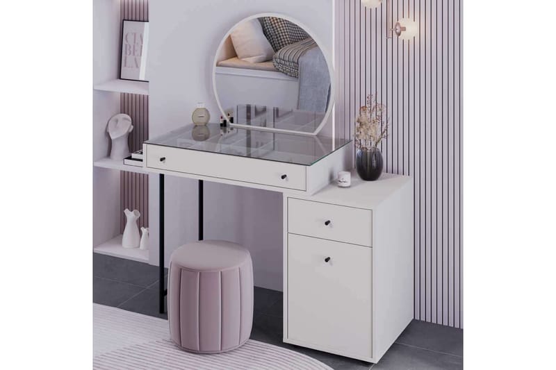 Ceylon Kampauspöytä 67 cm - Minkinruskea - Huonekalut - Pöytä & ruokailuryhmä - Meikki- & kampauspöydät