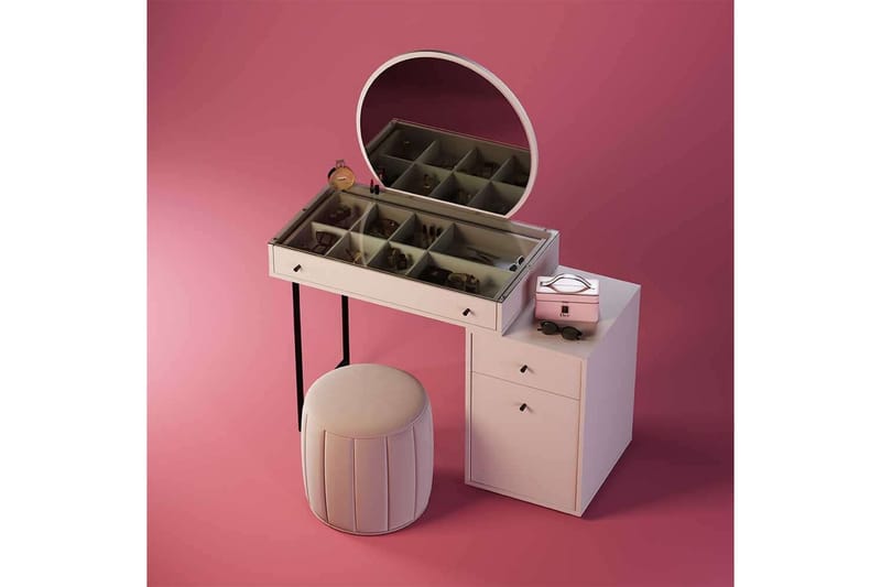 Ceylon Kampauspöytä 67 cm - Minkinruskea - Huonekalut - Pöytä & ruokailuryhmä - Meikki- & kampauspöydät