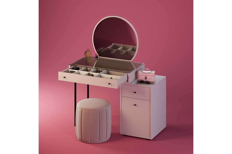 Ceylon Kampauspöytä 67 cm - Minkinruskea - Huonekalut - Pöytä & ruokailuryhmä - Meikki- & kampauspöydät