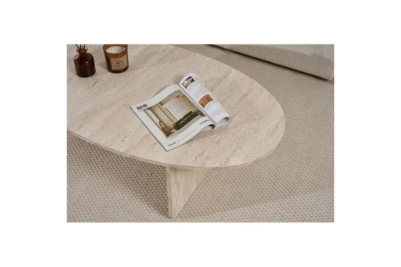 Ceyra Sohvapöytä 120 cm - Beige - Huonekalut - Pöytä & ruokailuryhmä - Sohvapöytä