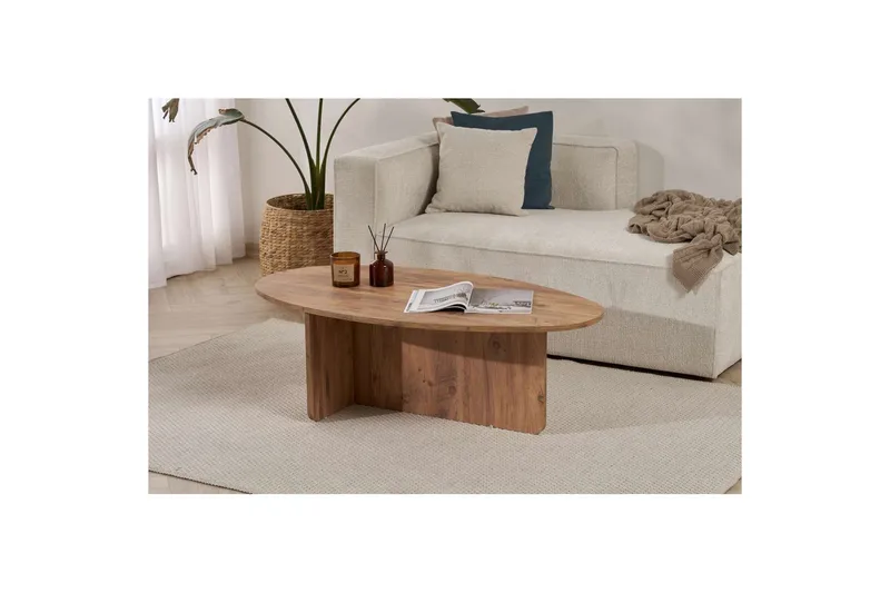 Ceyra Sohvapöytä 120 cm - Beige - Huonekalut - Pöytä & ruokailuryhmä - Sohvapöytä