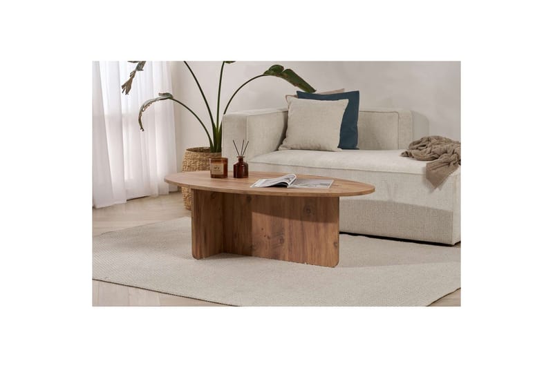 Ceyra Sohvapöytä 120 cm - Beige - Huonekalut - Pöytä & ruokailuryhmä - Sohvapöytä