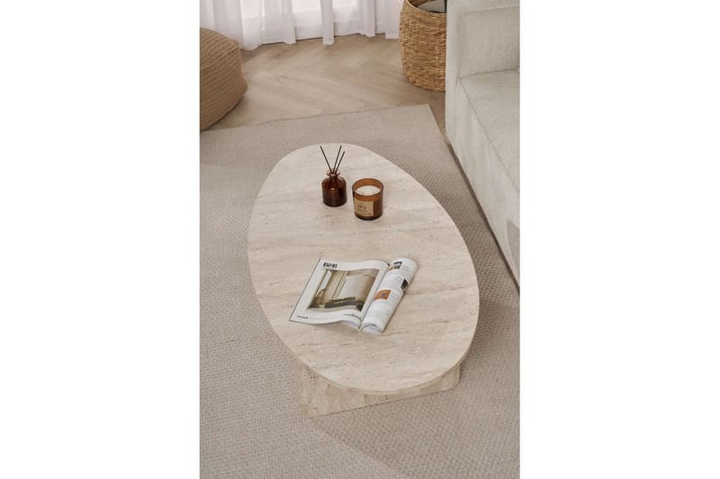 Ceyra Sohvapöytä 120 cm - Beige - Huonekalut - Pöytä & ruokailuryhmä - Sohvapöytä
