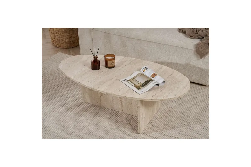 Ceyra Sohvapöytä 120 cm - Beige - Huonekalut - Pöytä & ruokailuryhmä - Sohvapöytä