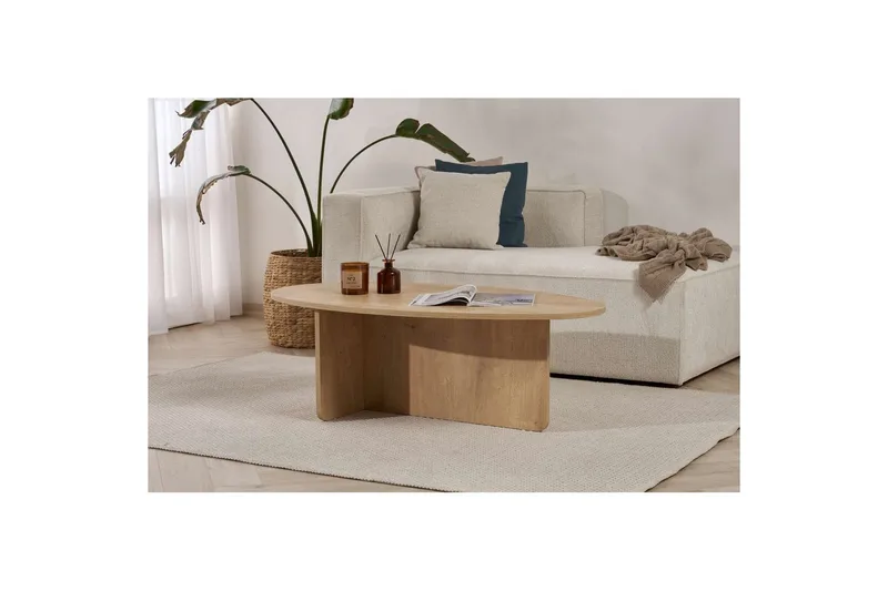 Ceyra Sohvapöytä 120 cm - Tammi - Huonekalut - Pöytä & ruokailuryhmä - Sohvapöytä