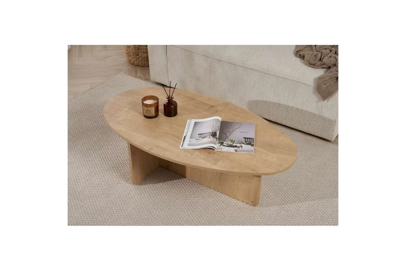 Ceyra Sohvapöytä 120 cm - Tammi - Huonekalut - Pöytä & ruokailuryhmä - Sohvapöytä