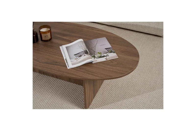 Ceyra Sohvapöytä 120 cm - Pähkinäpuu - Huonekalut - Pöytä & ruokailuryhmä - Sohvapöytä