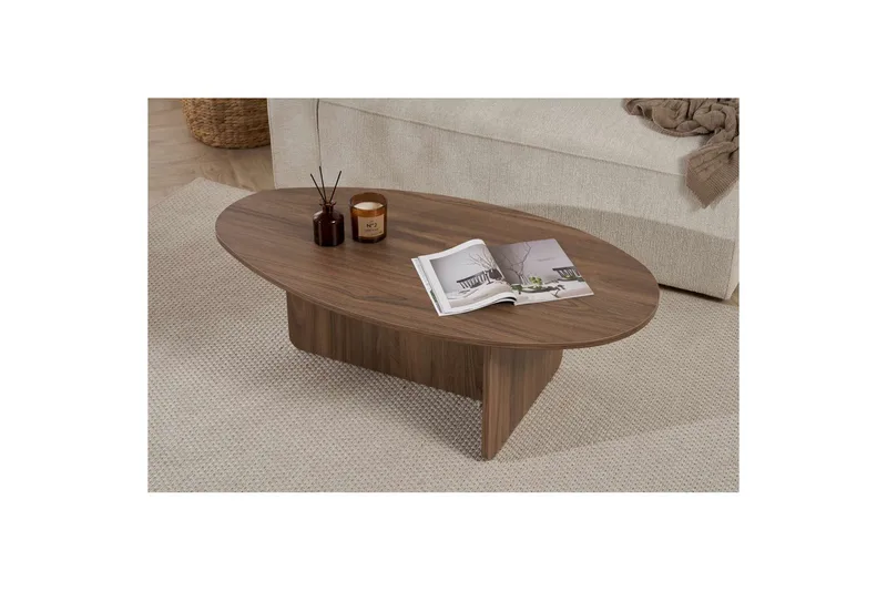 Ceyra Sohvapöytä 120 cm - Pähkinäpuu - Huonekalut - Pöytä & ruokailuryhmä - Sohvapöytä