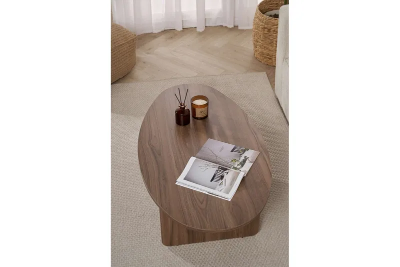 Ceyra Sohvapöytä 120 cm - Pähkinäpuu - Huonekalut - Pöytä & ruokailuryhmä - Sohvapöytä