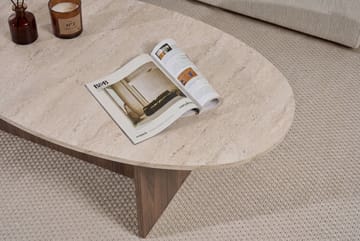 Ceyra sohvapöytä 120x40x65 cm - Travertine Walnut - Huonekalut - Pöytä & ruokailuryhmä - Sohvapöytä