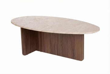 Ceyra sohvapöytä 120x40x65 cm - Travertine Walnut - Huonekalut - Pöytä & ruokailuryhmä - Sohvapöytä