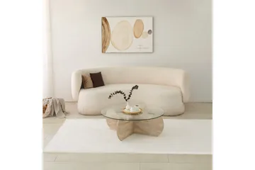 Chaino Sohvapöytä 90 cm - Beige - Huonekalut - Pöytä & ruokailuryhmä - Sohvapöytä